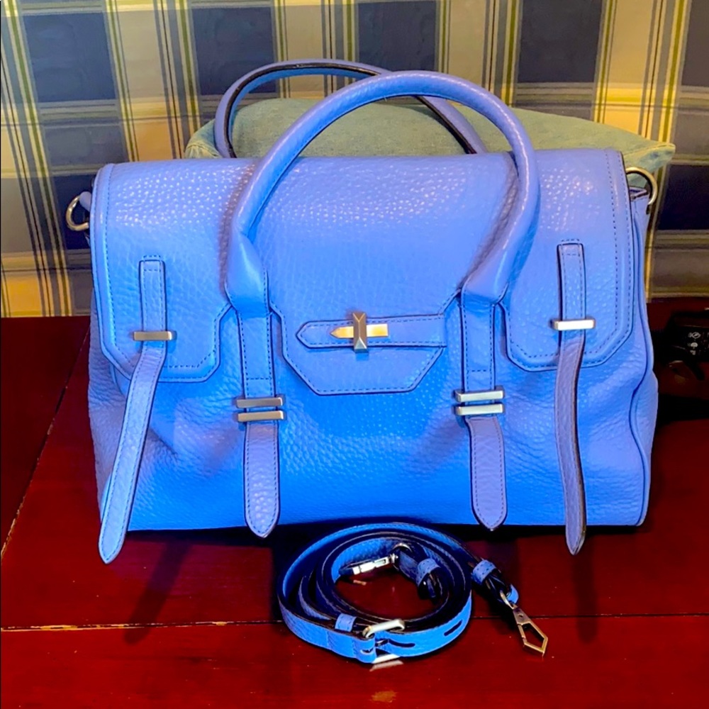 Rebecca Minkoff Periwinkle Pebbled Leather Bag